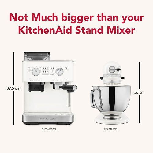 Kitchenaid Coffee machine 5KES6551BPL Porcelain White Lifestyle